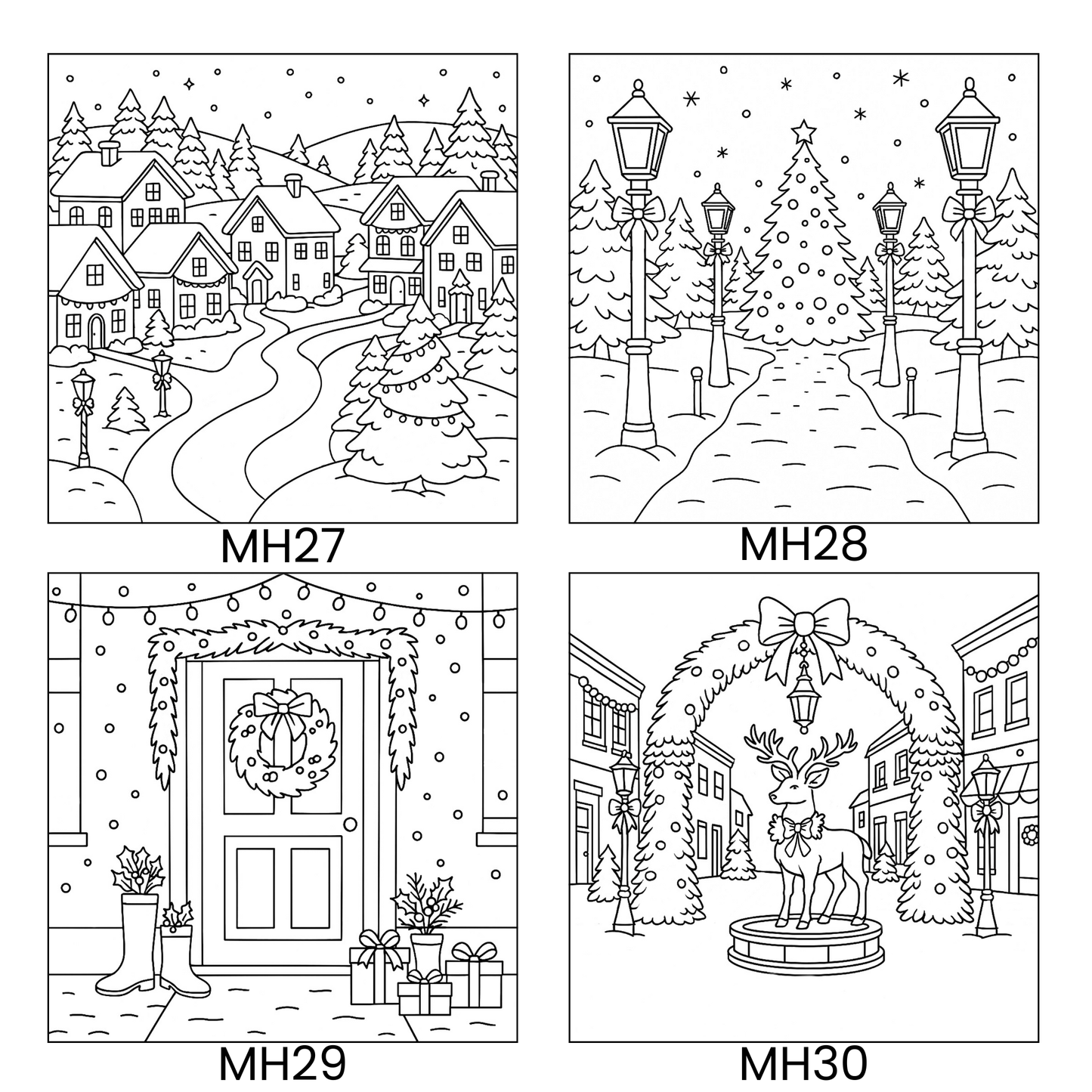 Mon livre personnalisé 30 Coloriages - Winter 2025