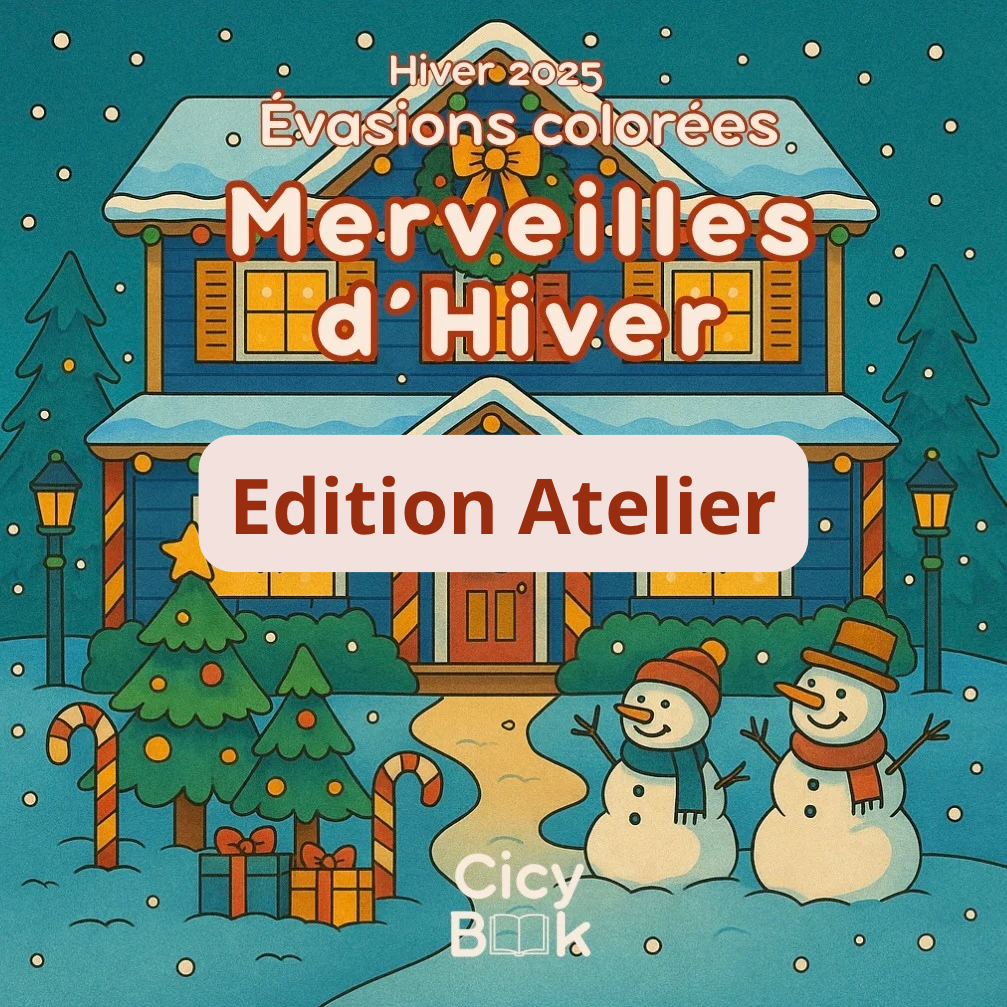 Livre de coloriage - Merveilles d’Hiver - Édition Atelier