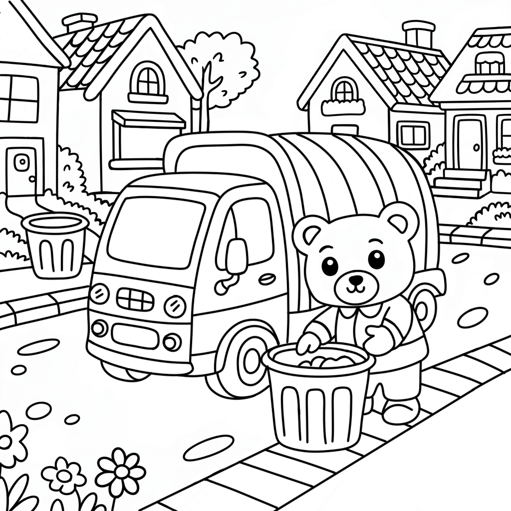 Livre de coloriage - Drôles de Métiers