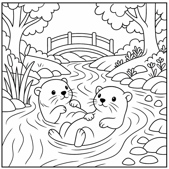 Livre de coloriage - Douce Nature