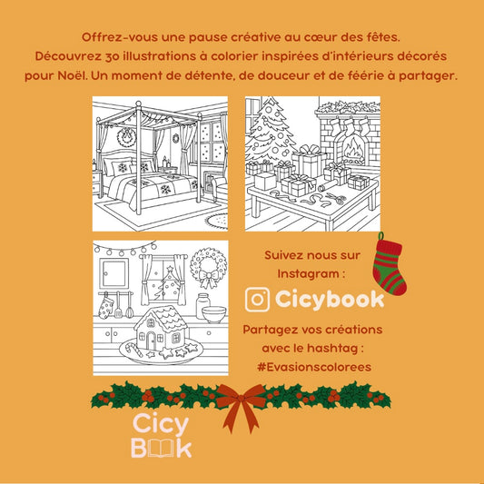 Livre de Coloriage Hiver 2025 - Sweet Noël