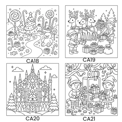 Mon livre personnalisé 30 Coloriages - Winter 2025
