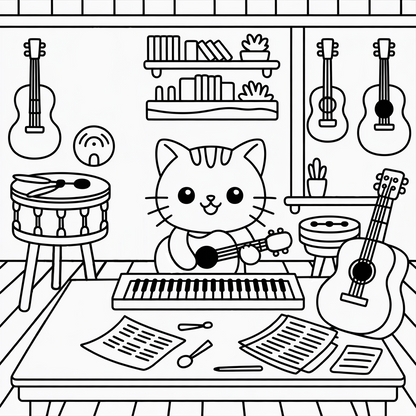 Livre de coloriage - Drôles de Métiers