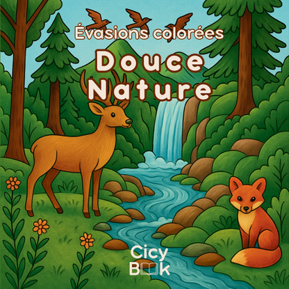 Livre de coloriage - Douce Nature
