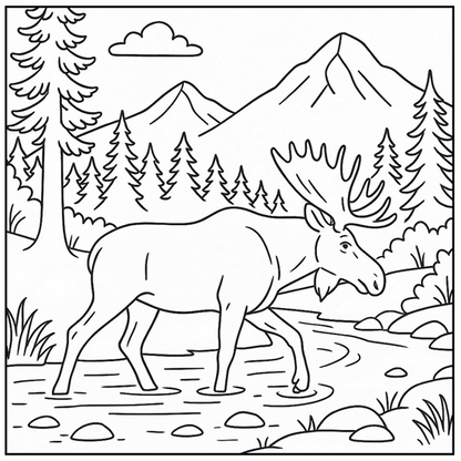 Livre de coloriage - Douce Nature