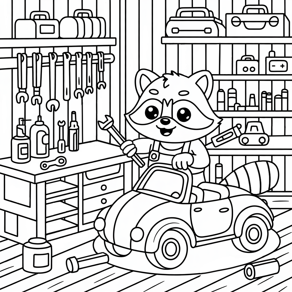 Livre de coloriage - Drôles de Métiers