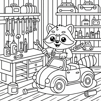 Livre de coloriage - Drôles de Métiers