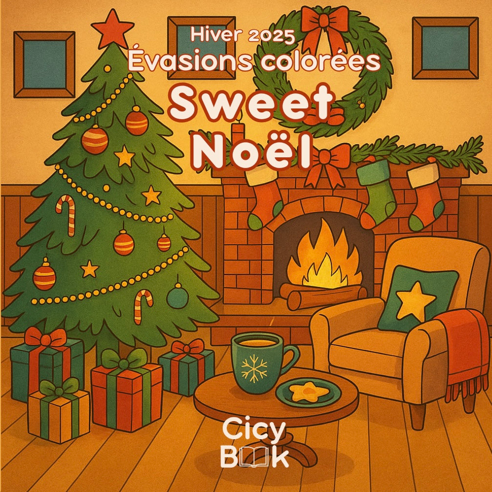Livre de Coloriage Hiver 2025 - Sweet Noël