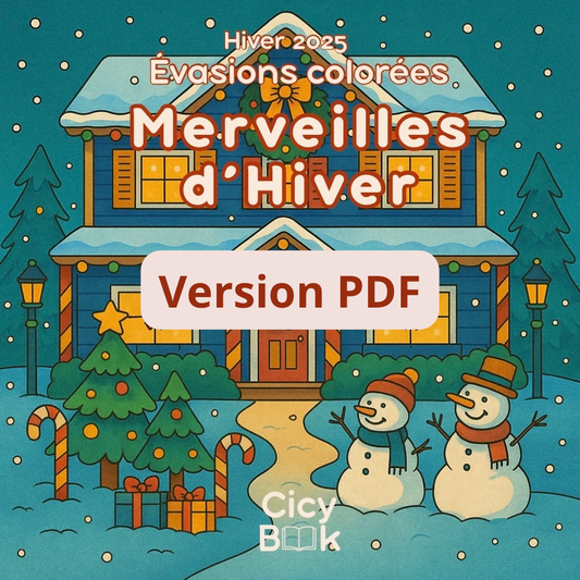 E-Livre de Coloriage - Merveilles d’Hiver - Version PDF